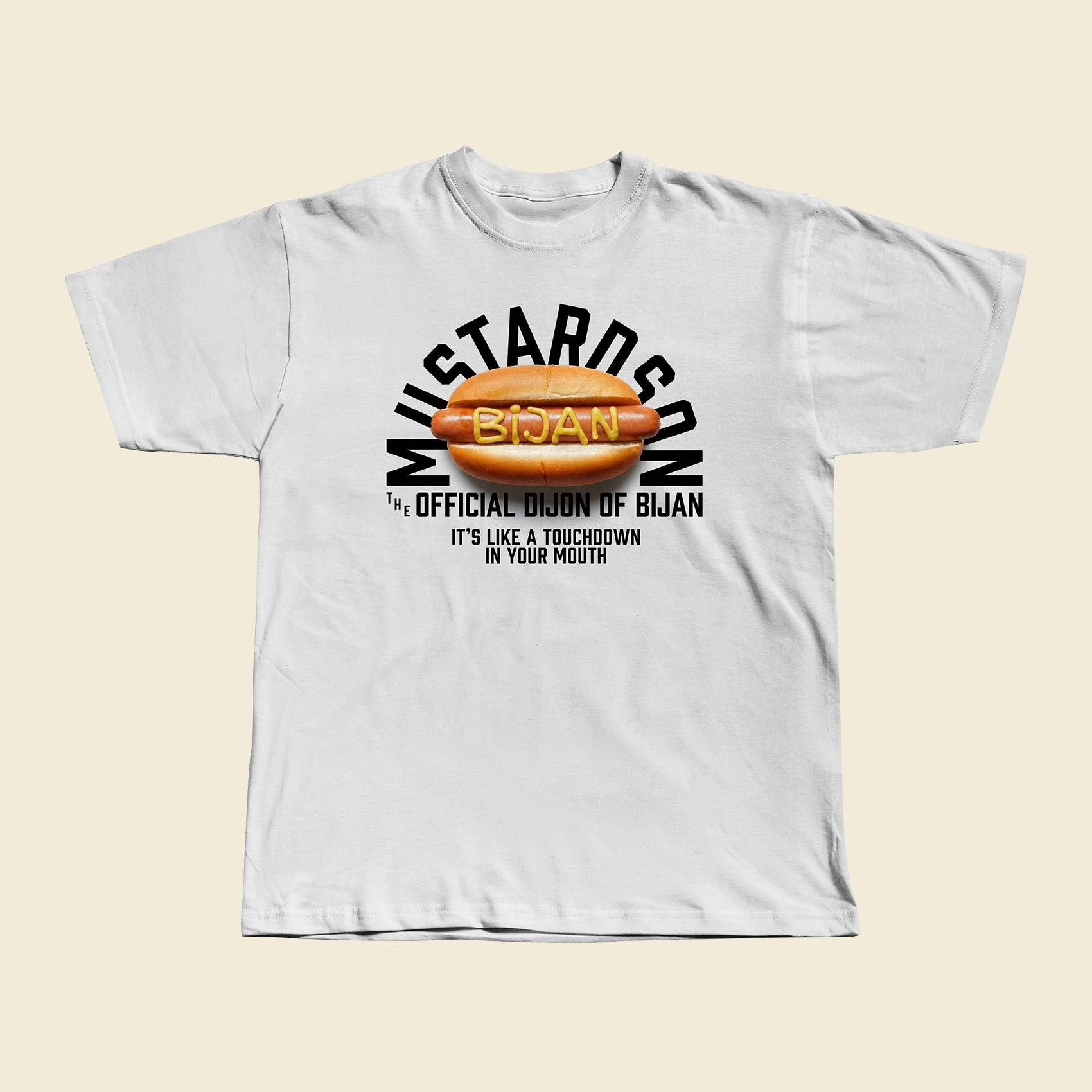 トップス PRINT OVER FOODIE BEEDEN Hot Dog Tee – Bijan Mustardson