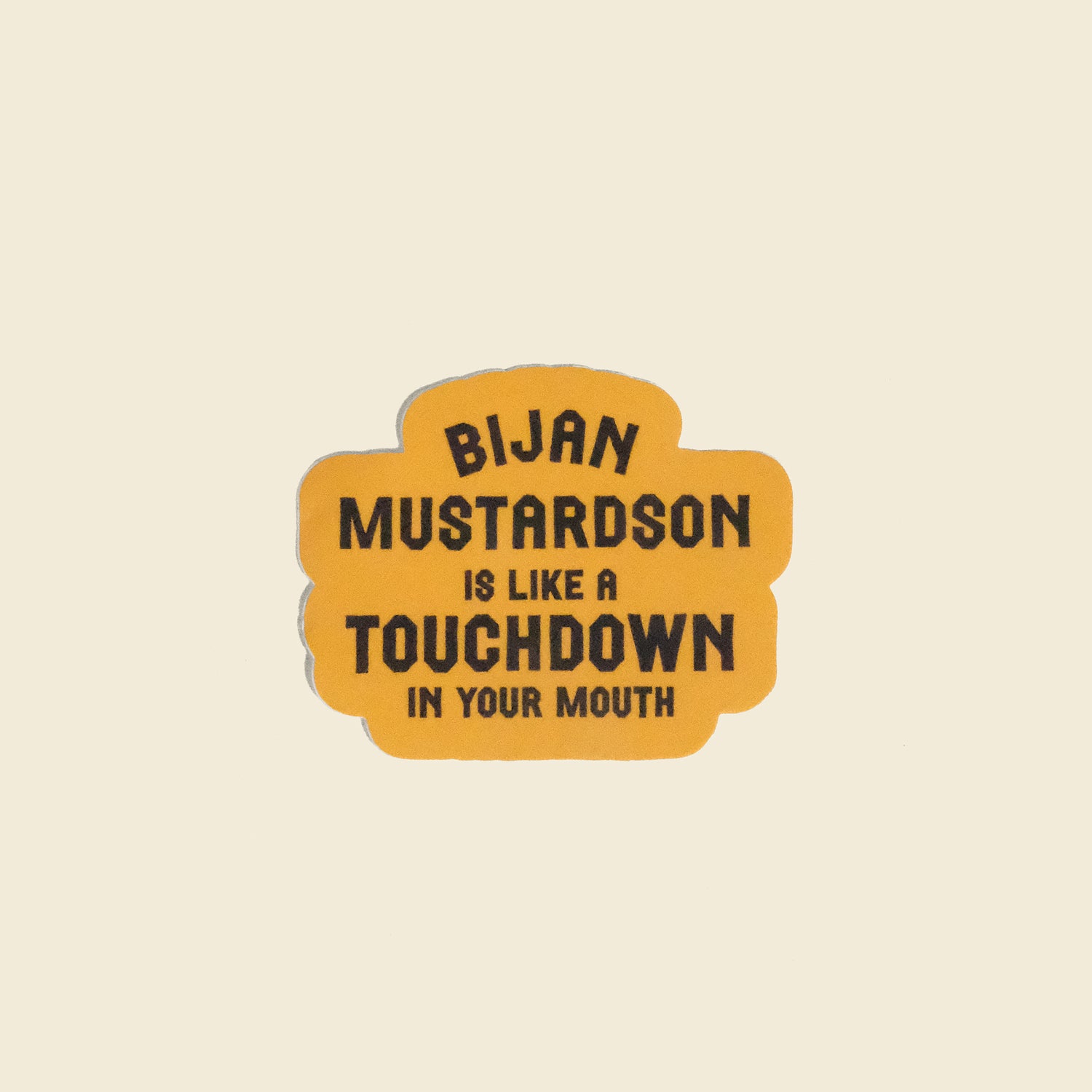 Mouth Touchdown Sticker